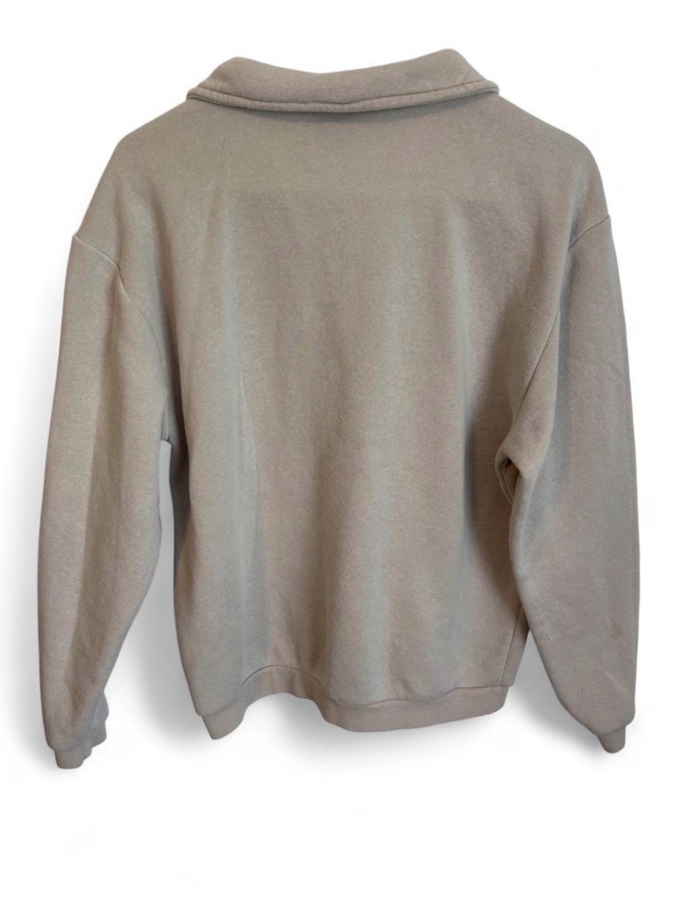 if it were me Women's V-Neck Pullover Sweater - Light Beige - Picture 3 of 4